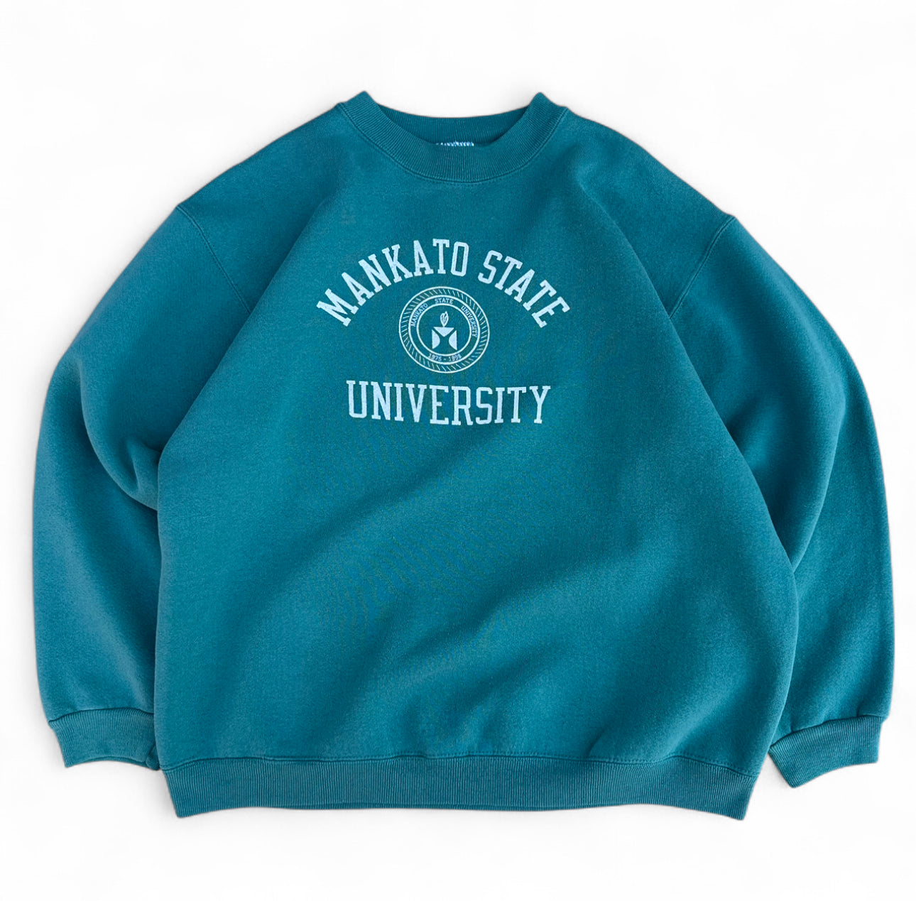 Vintage 2000s Mankato State University Crewneck Mint Green